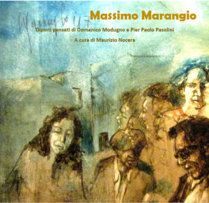 Copertina anteriore libro su dipinti di Massimo Marangio