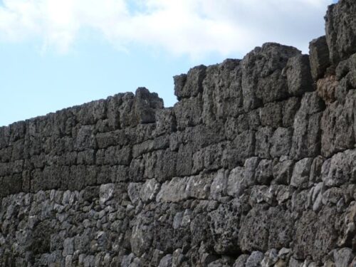 Muro fortificato a Ugento