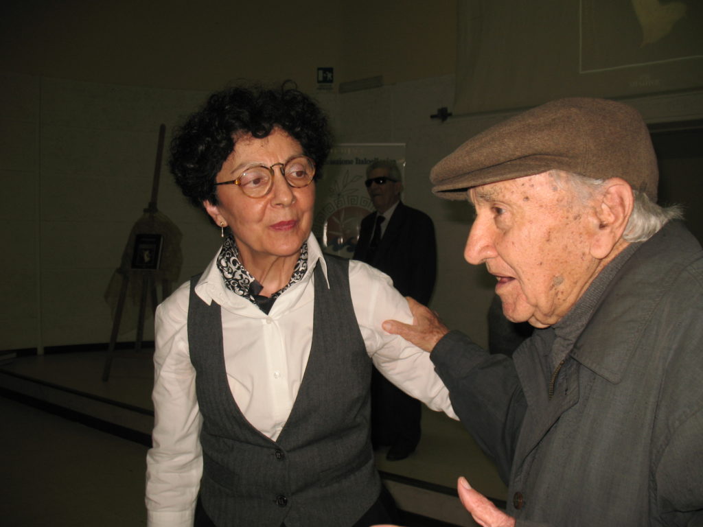 La Prof.ssa Fotini Kaimaki con il Prof. Salvatore Sicuro