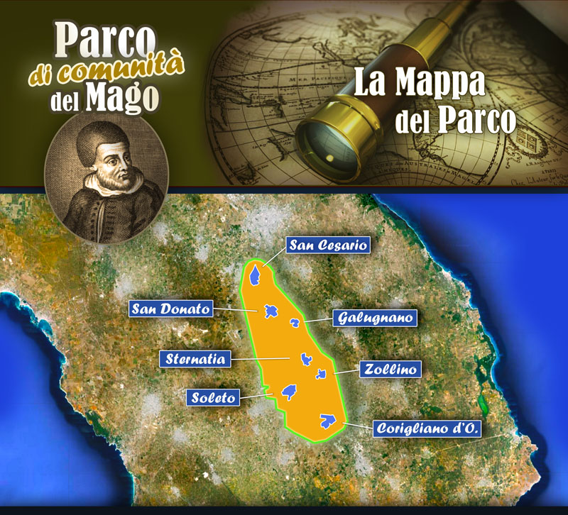 Mappa del Parco del Mago
