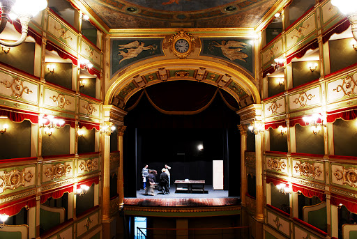 Teatro Paisiello. Interno Palcoscenico e palchi
