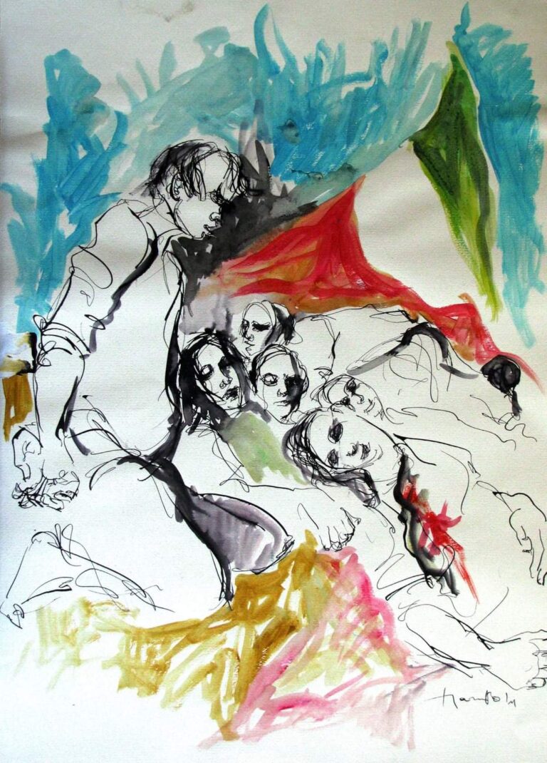 25 aprile dipinto di Massimo Marangio