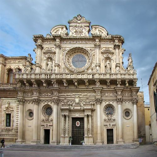 Facciata Basilica Santa Croce Lecce