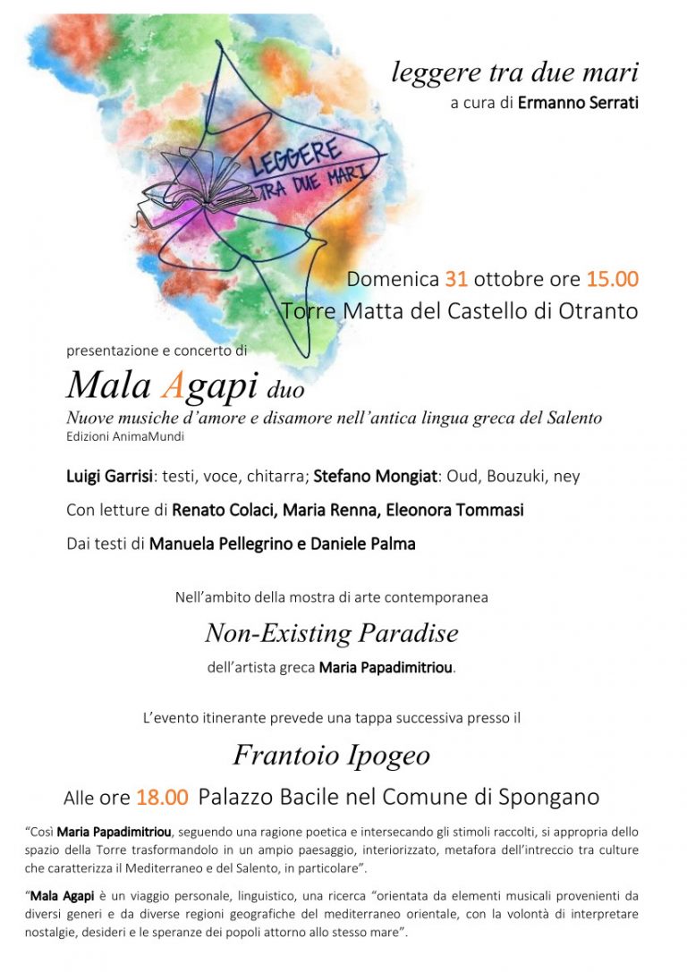 Mala Agapi-evento-31 ottobre Castello di Otranto