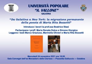 Presentazione libro di Maria Rita Mozzetti
