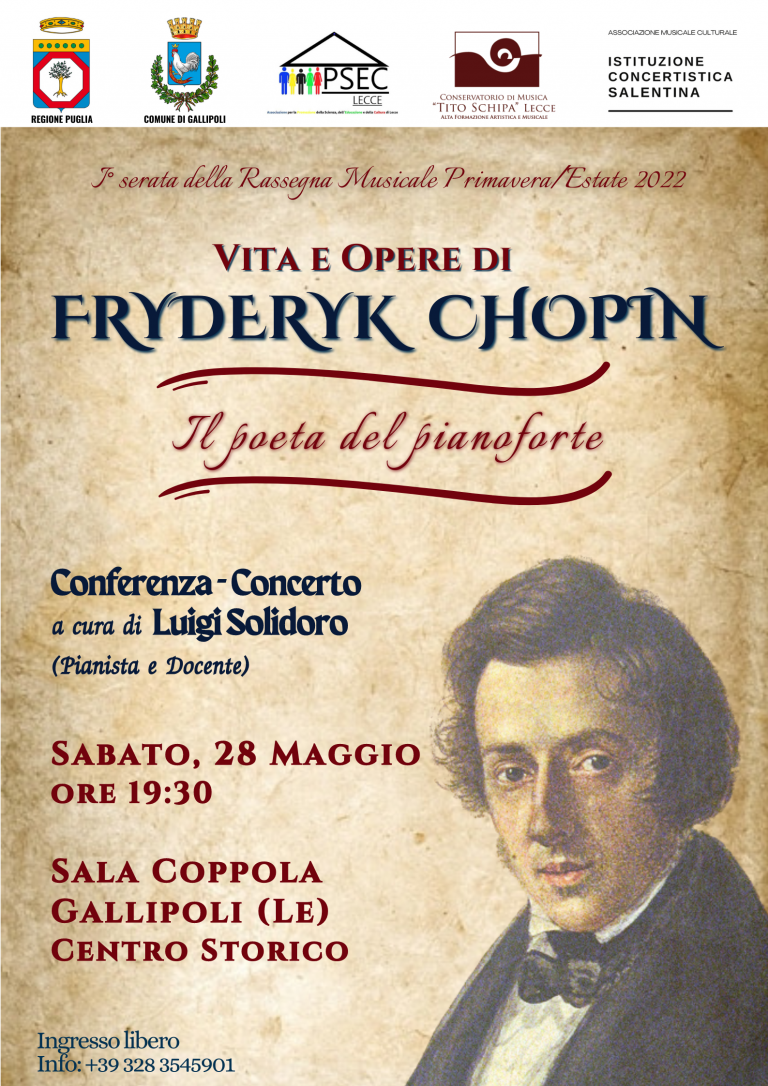 Conferenza Concerto - F. CHOPIN - Luigi Solidoro