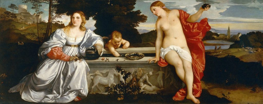 l dipinto di Tiziano “L’Amor Sacro e l’Amor Profano” (1515)