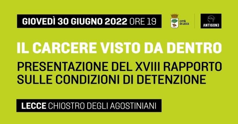 Locandina dell'evento del 30 giugno 2022 al Chiostro degli Agostiniani a Lecce