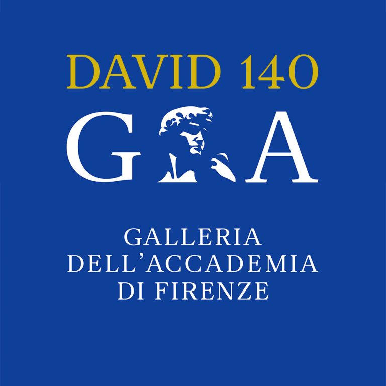 l?immagina raffigura il logo della Galleria dell'Accademia di Firenze