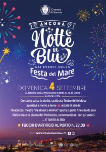 Ancona Notte in blu