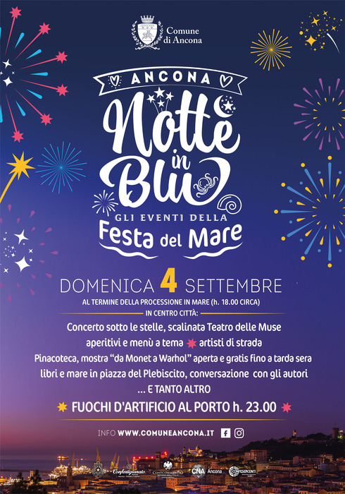 Ancona Notte in blu