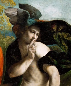 Dosso Dossi, Giove pittore di farfalle, Mercurio e la Virtù, olio su tela, 111,5 x 150 cm, 1523-24 ca, Castello di Wawel a Cracovia.