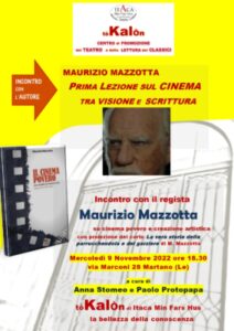 Prima lezione di cinema di maurizio Mazzotta
