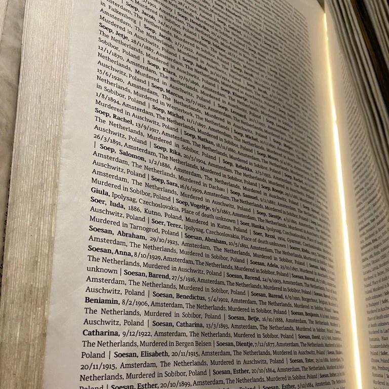 libro dei nomi ad Auschwitz