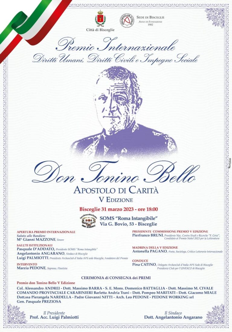 Premio Internazionale Don Tonino Bello