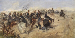 Fattori, Carica di cavalleria, 1870