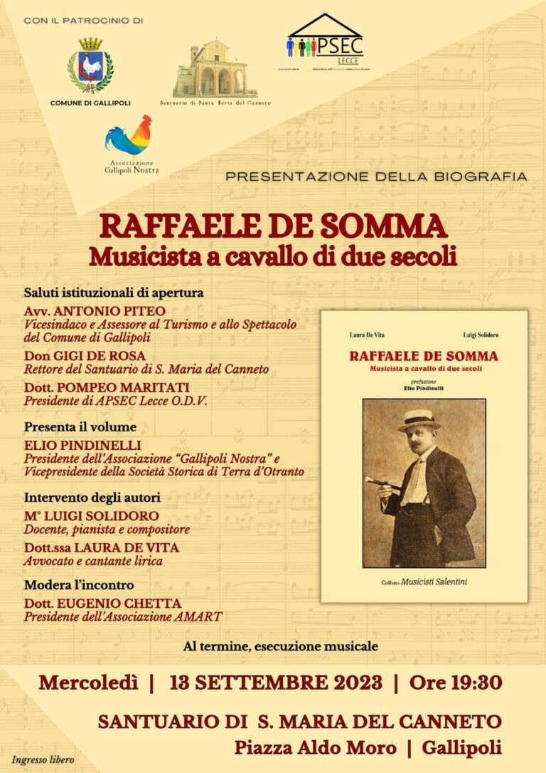 Presentazione libro Raffaele De Somma