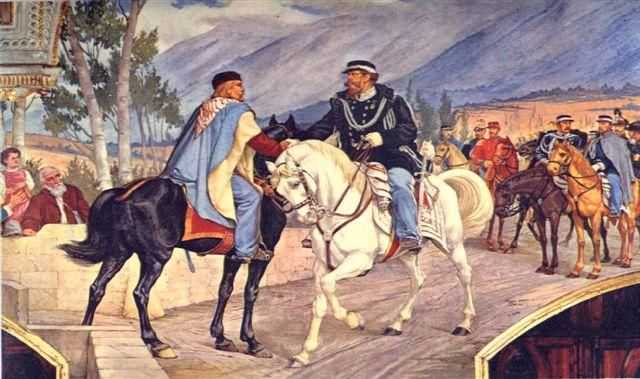 Incontro tra Garibaldi e Vittorio Emanuele II