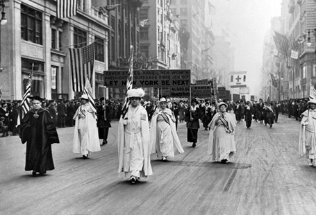 Suffragio femminile a New York 23 ottobre 1915