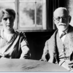 Anna-Freud con il padre