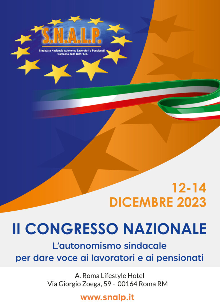 Manifesto SNALP - 2° Congresso Nazionale