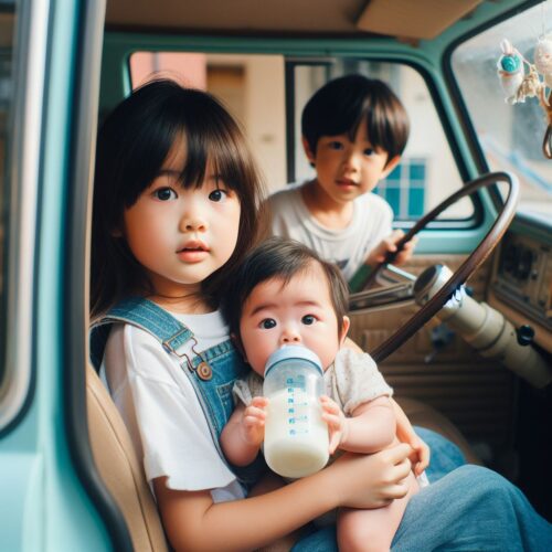 Bambini in auto