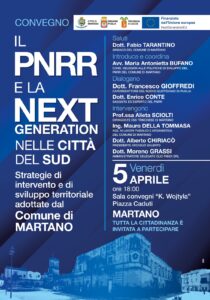 PNRR conferenza a Martano
