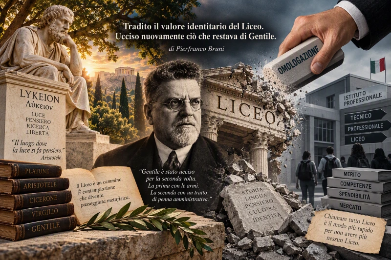Tradito il valore identitario del liceo